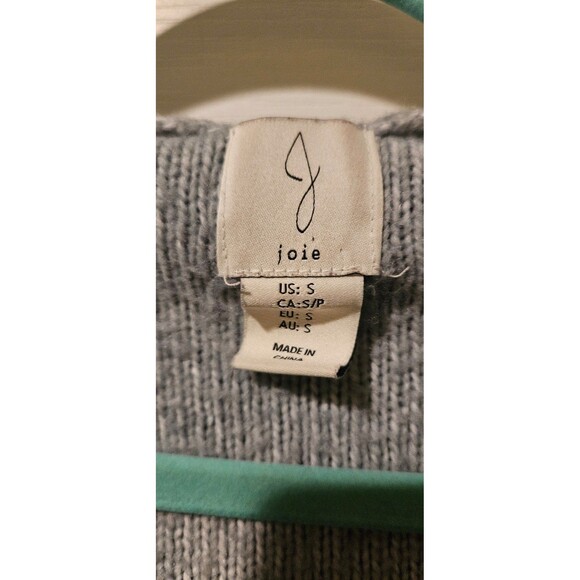 Joie Super Soft Mint Green Hooded Sweater - Picture 5 of 6
